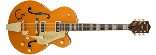 G6120T-55 Vintage Select Edition '55 Chet Atkins® Hollow Body with Bigsby®, TV Jones®, Vintage Orange Stain Lacquer