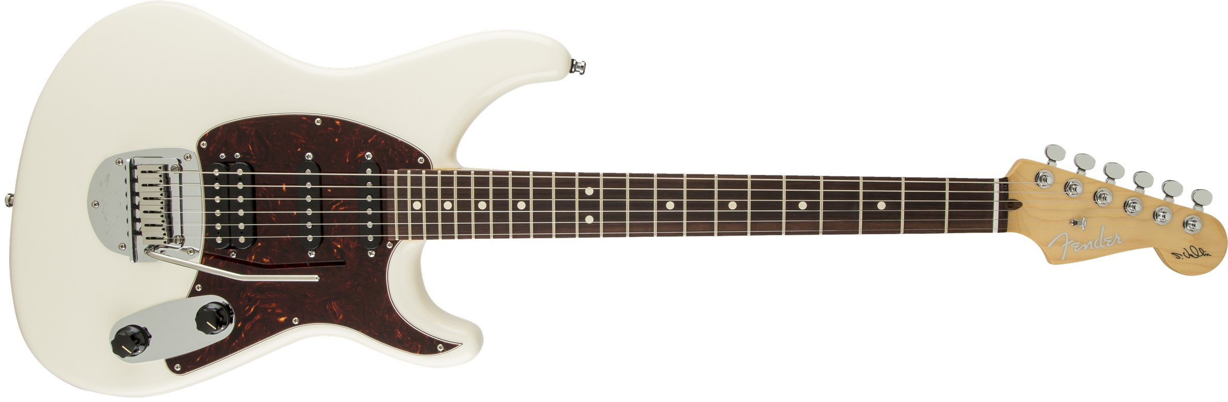 New Fender offset Strat shape Sergio Vallin signature model