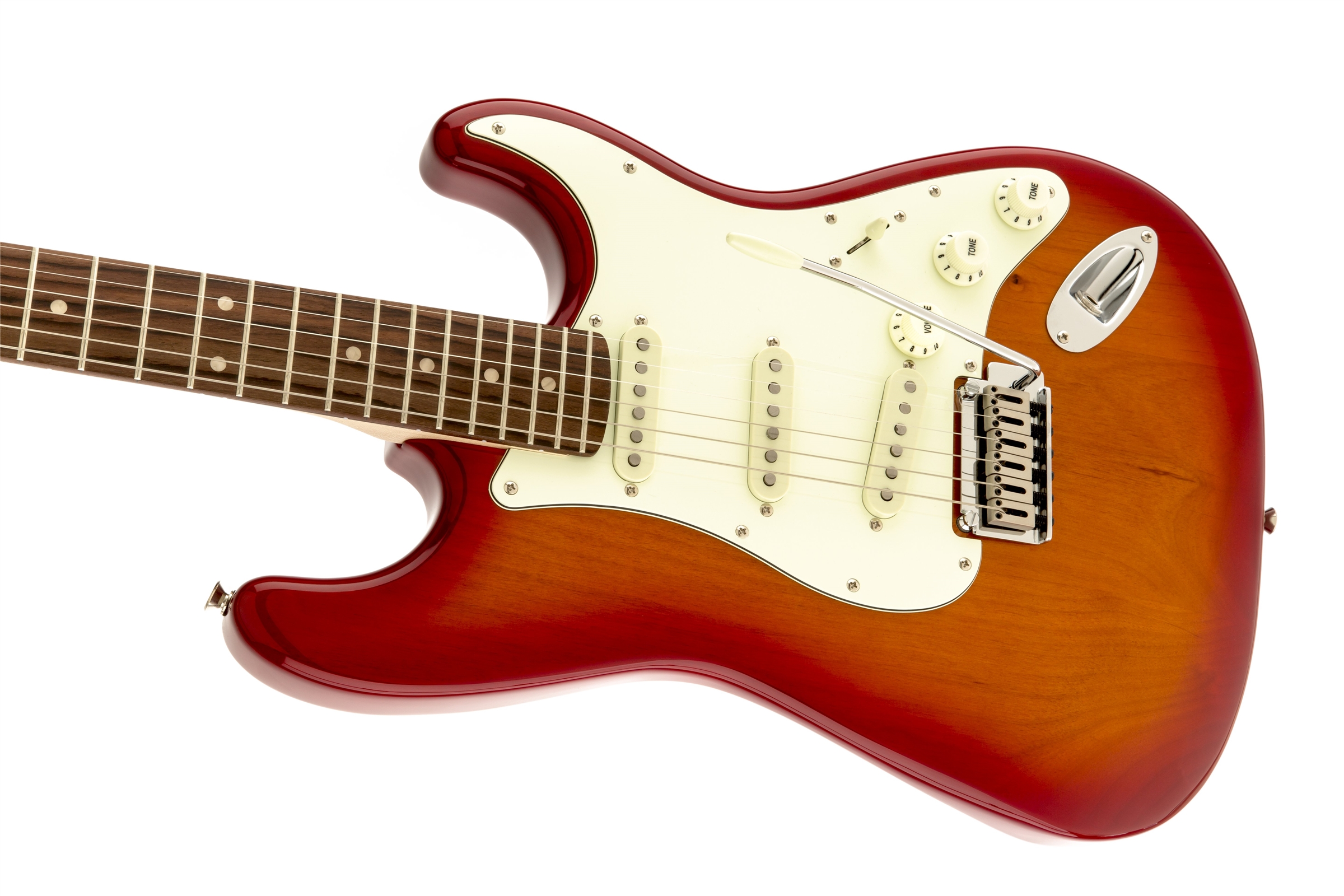 Squier® Standard Stratocaster®, Rosewood Fingerboard, Cherry Sunburst Squier Electric Guitars