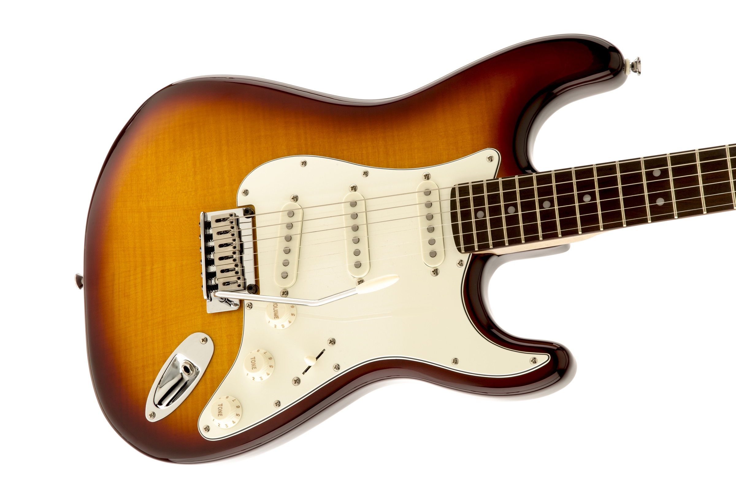 Squier® Standard Strat® FMT, Rosewood Fingerboard, Amber Sunburst Squier Electric Guitars