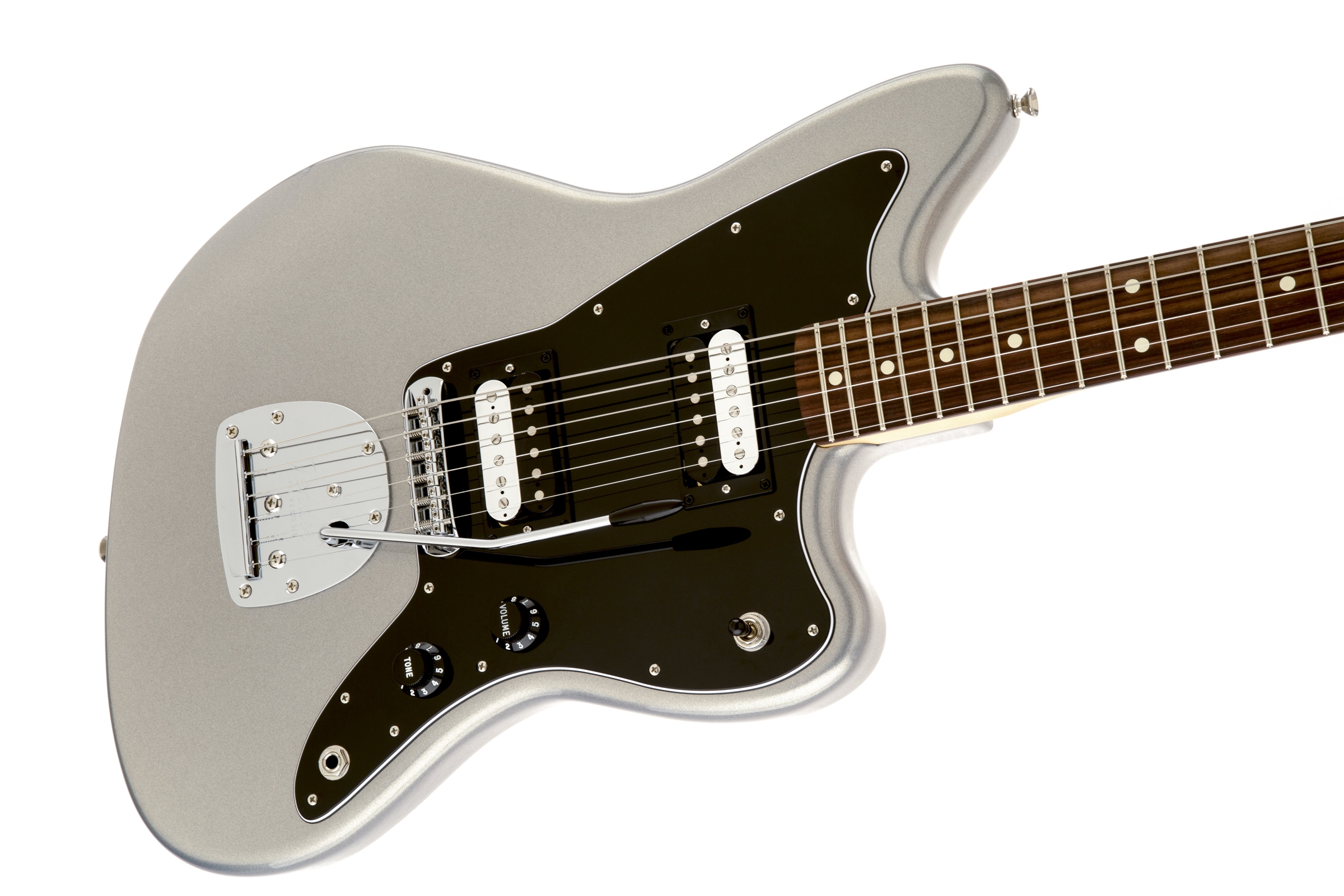 Standard Jazzmaster® HH, Rosewood Fingerboard, Ghost Silver Fender Electric Guitars