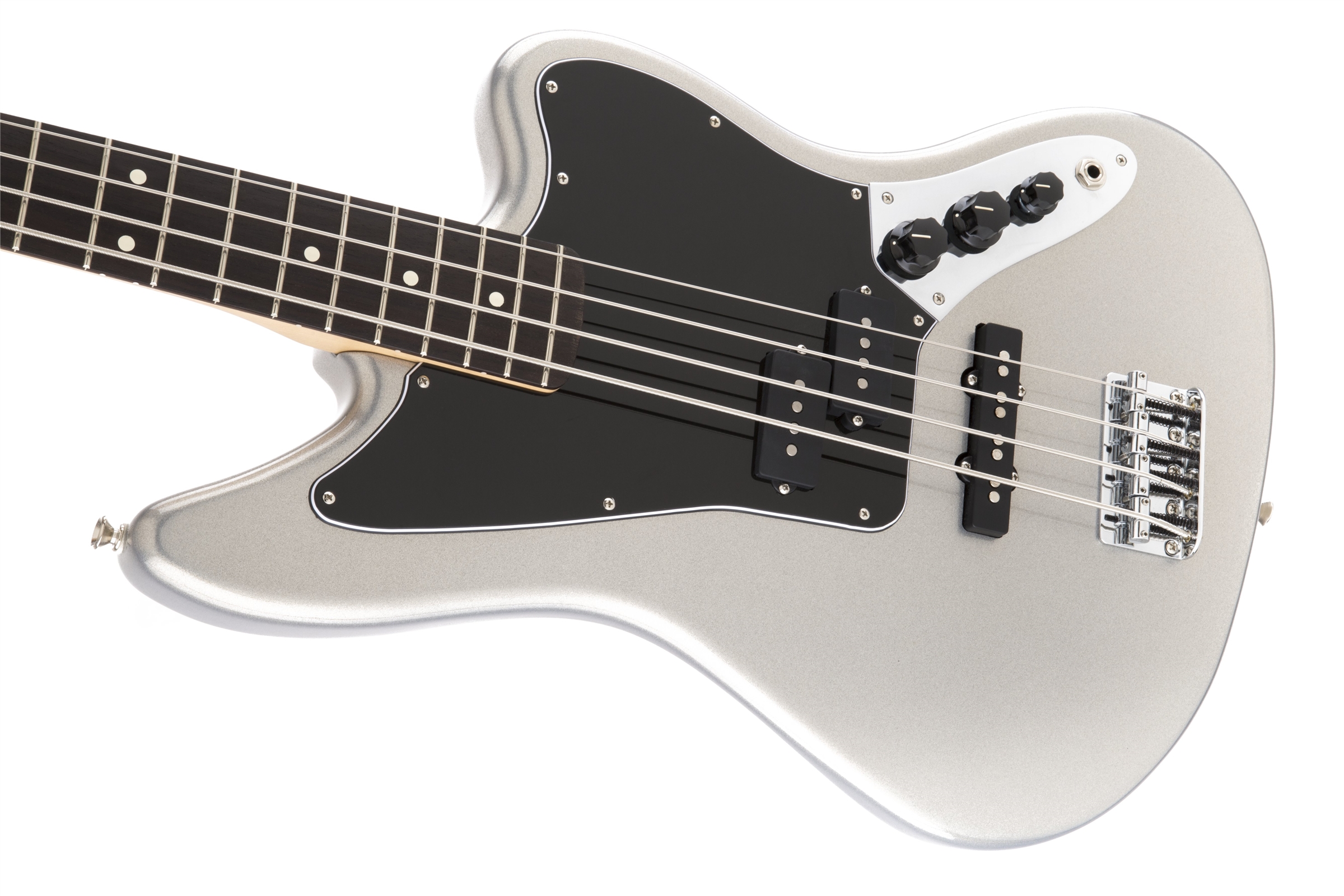 Standard Jaguar® Bass, Rosewood Fingerboard, Ghost Silver Fender Bass
