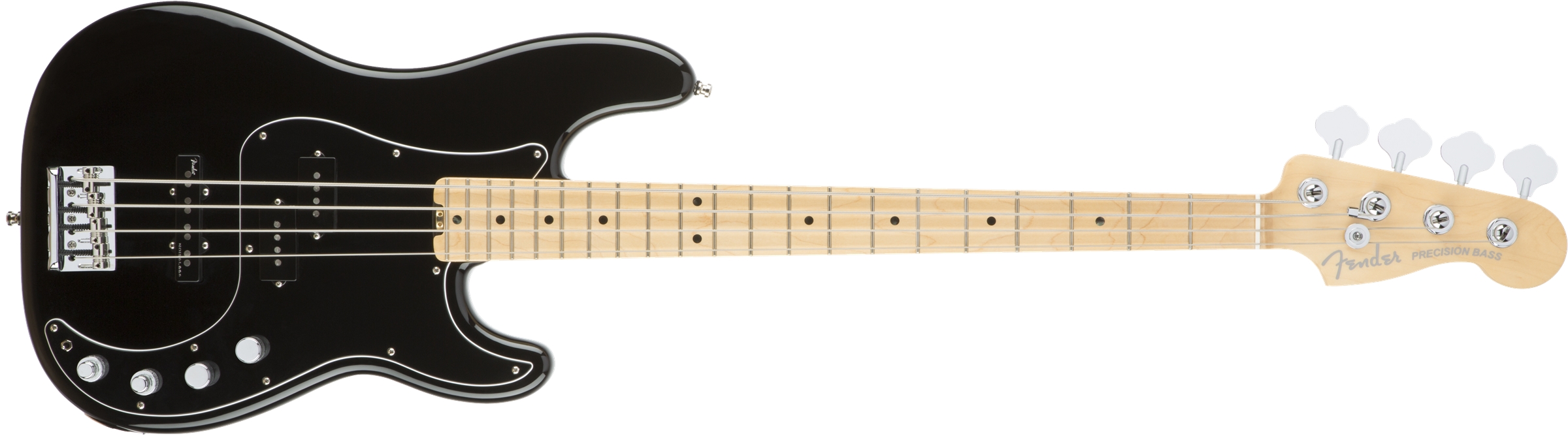 Fender American Elite Precision Bass®, Maple Fingerboard, Black