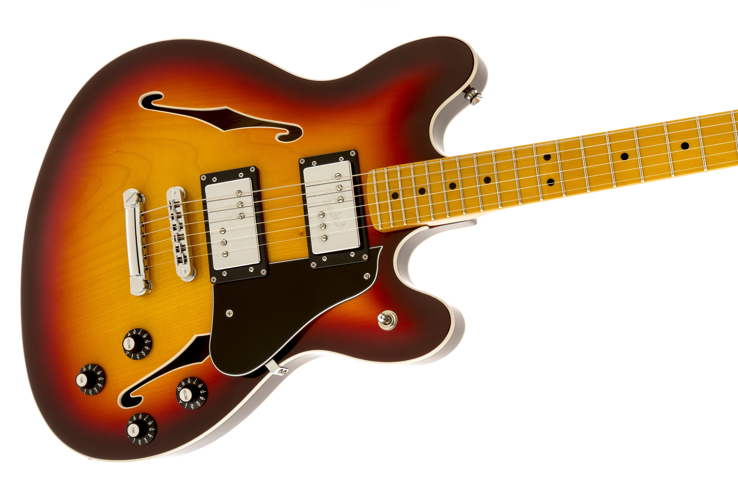 Fender Starcaster®, Maple Fingerboard, Aged Cherry Burst