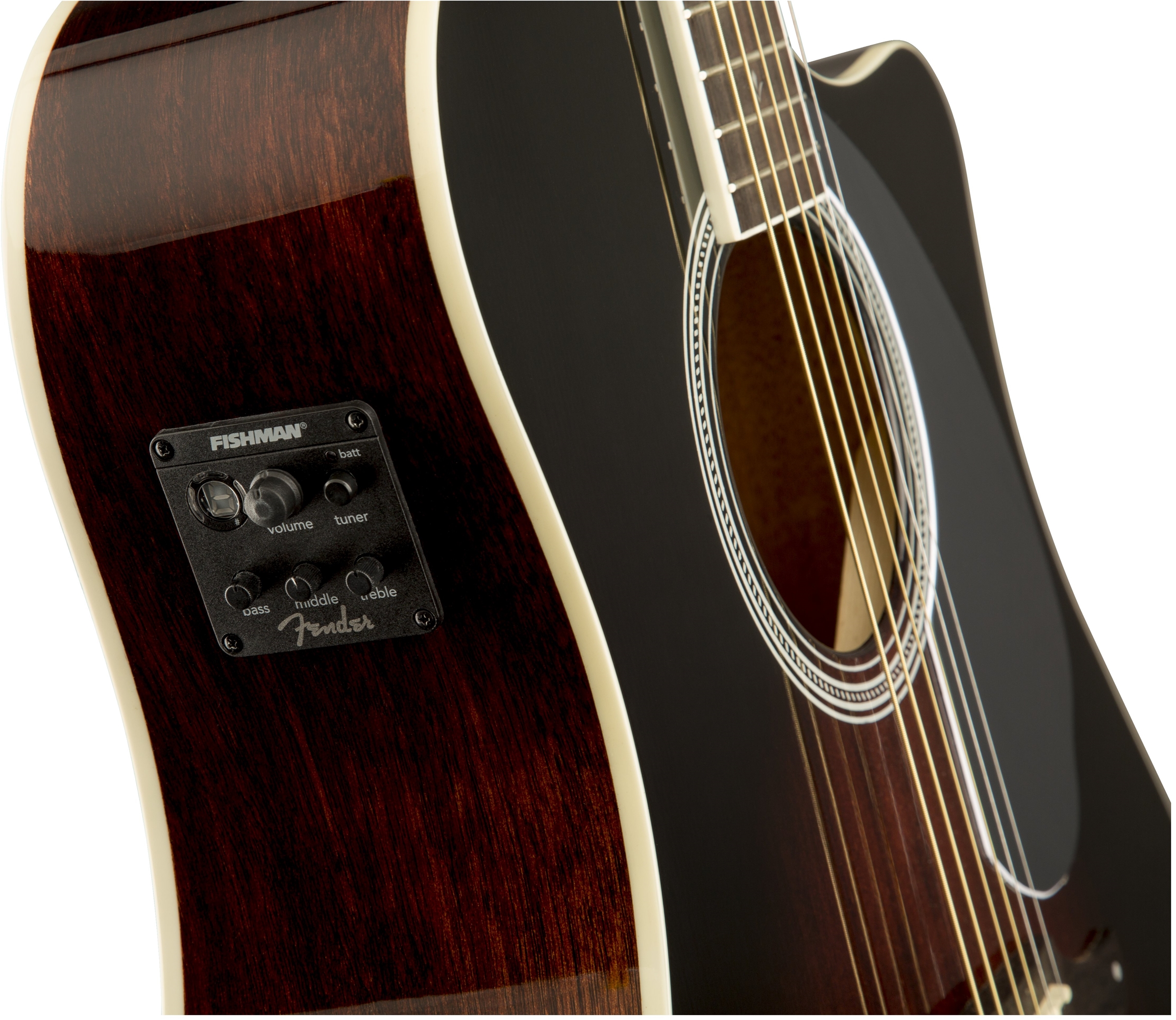 Wayne Kramer "Royal Tone" Dreadnought CE Fender Acoustic Guitars