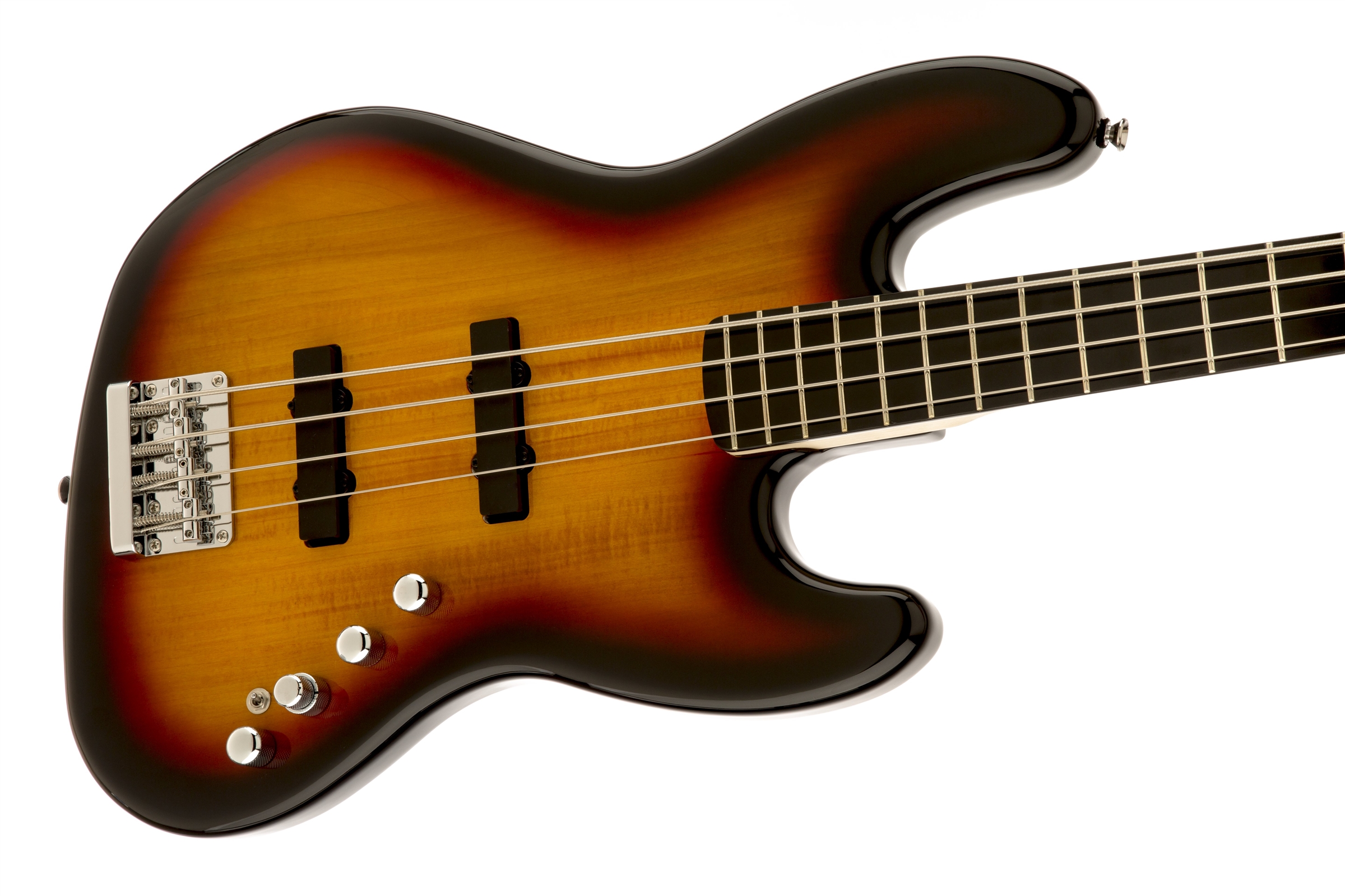 Squier® Deluxe Jazz Bass® IV Active (4 String), Ebonol Fingerboard, 3