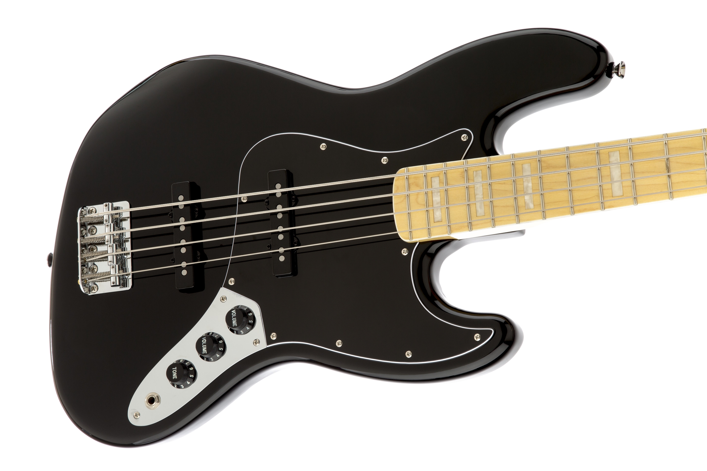 Squier® Vintage Modified Jazz Bass® '77, Maple Fingerboard, Black Squier Bass Guitars Squier® Vintage Modified Jazz Bass® '77, Maple Fingerboard, Black Squier Bass Guitars