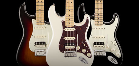 American Deluxe Strat HSS Shawbucker