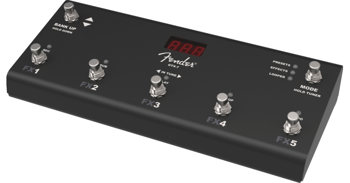 Fender GTX-7 フットスイッチ GTX-7 FOOTSWITCH | Accessories