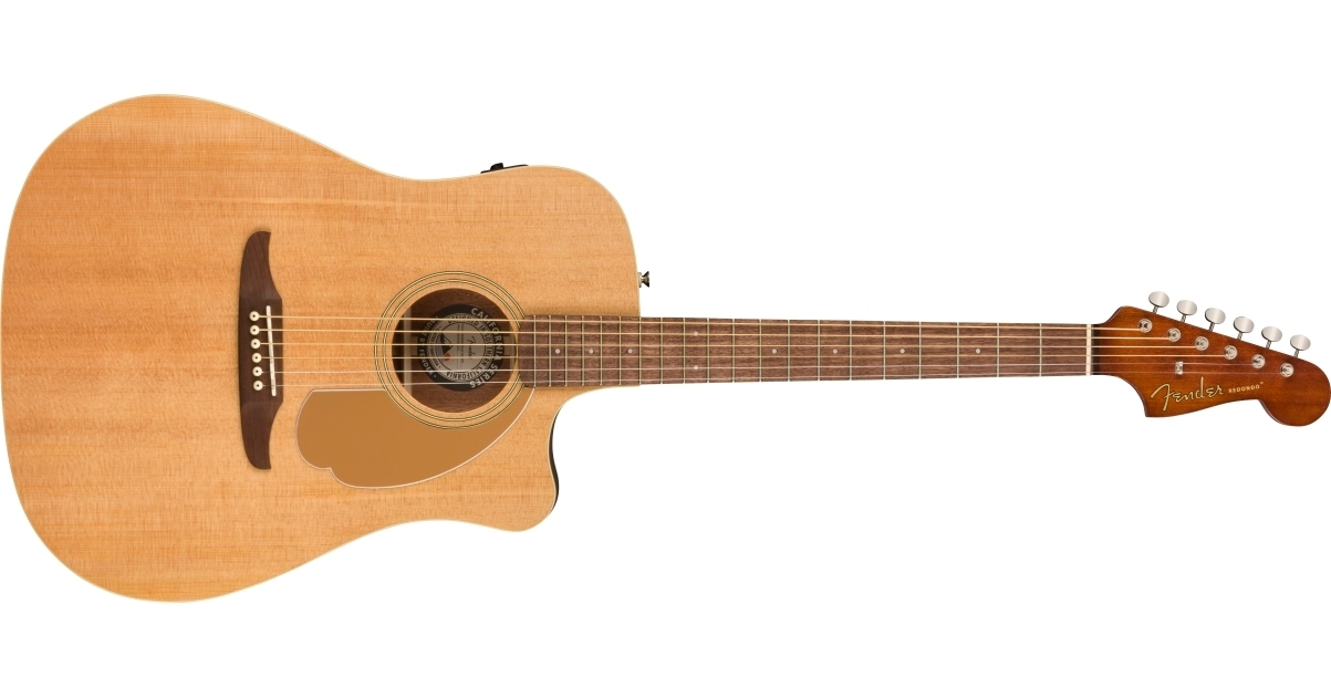 Amazon.com: Fender Redondo Player Acoustic Guitar, with 2
