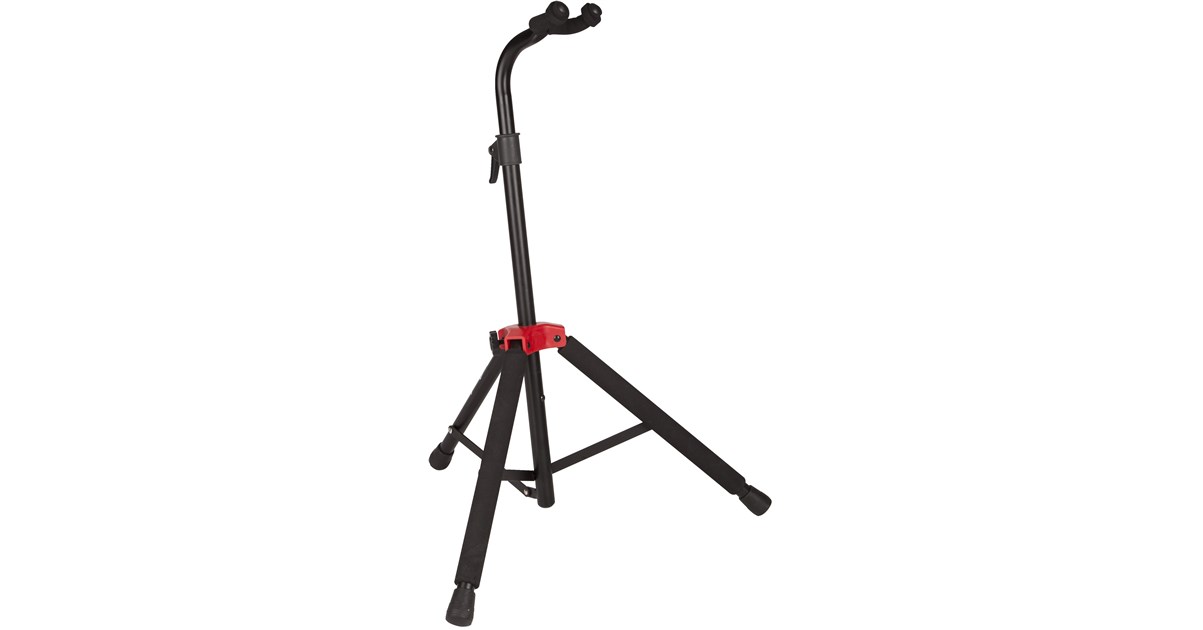 Fender Deluxe Hanging Guitar Stand, Black/Red - Willcutt Guitars