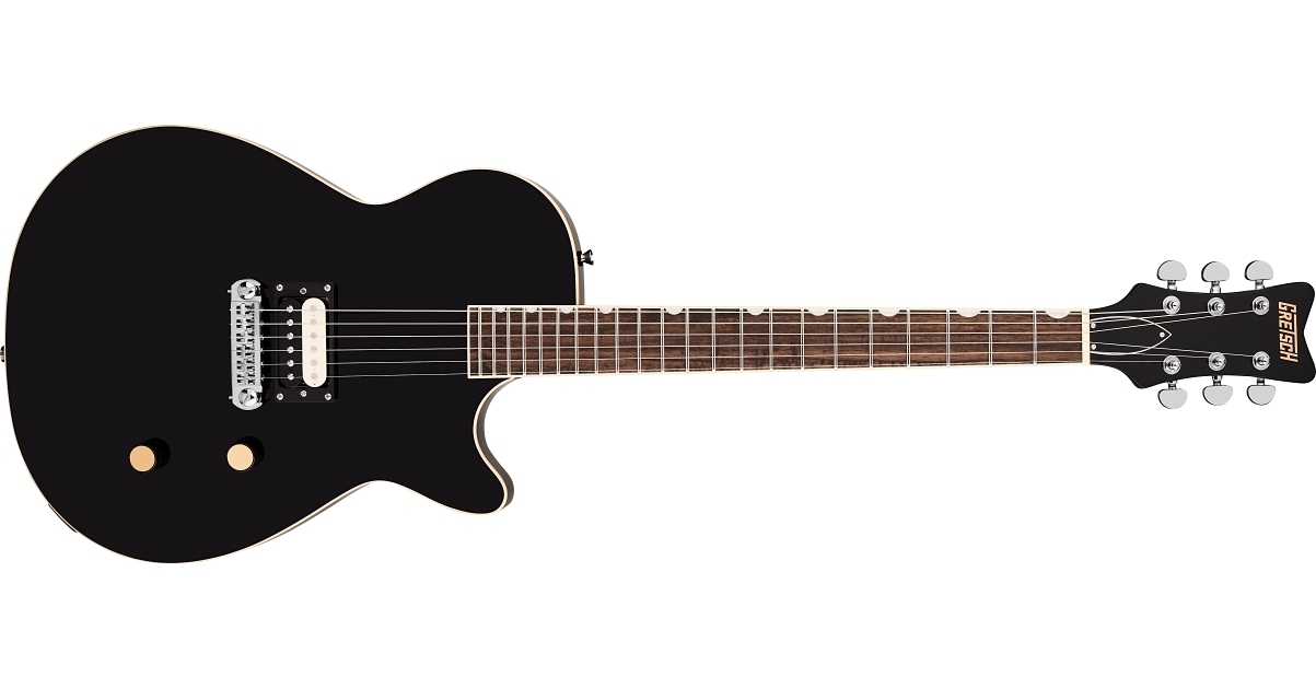 Solid Body :: Streamliner™ Jet™ 1 Pickup, Laurel Fingerboard, Jet
