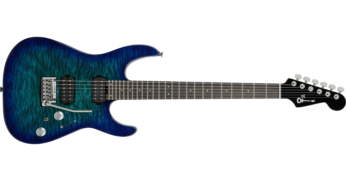 Dinky™ (DK) :: Pro-Mod Plus DK24 HH 2PT EB QM, Ebony Fingerboard