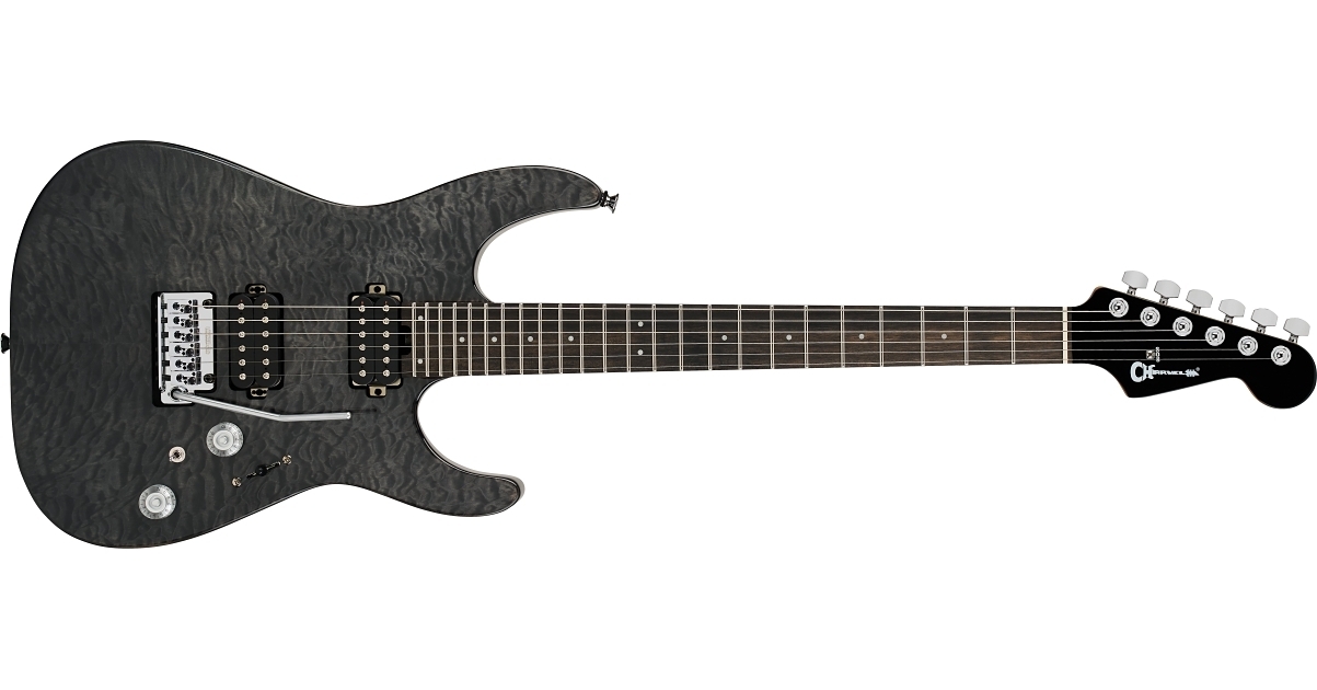 Dinky™ (DK) :: Pro-Mod Plus DK24 HH 2PT EB QM, Ebony Fingerboard