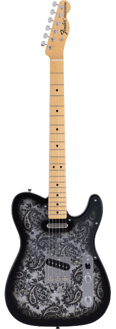 Fender Made In Japan Limited Edition Tele Maple Black Paisley