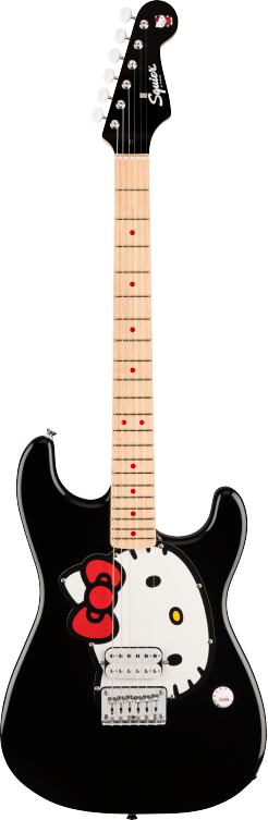 Fender x Hello Kitty Black Stratocaster