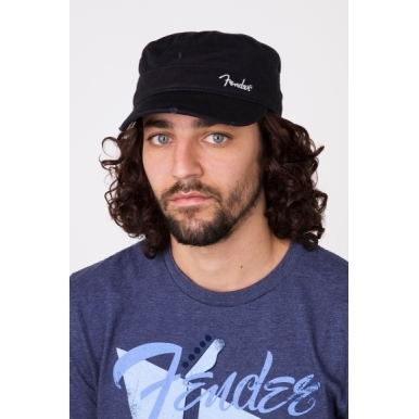 Fender Military Cap Black L Xl 9190660506 Sports Outdoors Headwear Umoonproductions Com