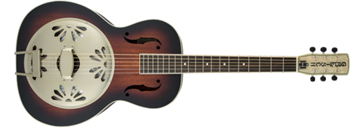 G9241 Alligator™ Biscuit Round-Neck Acoustic / Electric Resonator Guitar