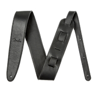 Fender&reg; Artisan Crafted Leather Straps - 2.5" - Black