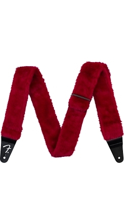 Poodle Plush Strap - Red