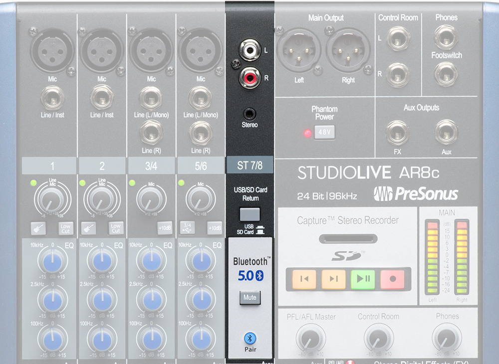 AR8c　Analog　Mixer　Mixers　PreSonus®　StudioLive