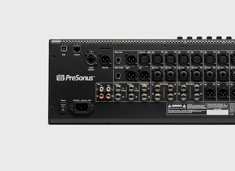 StudioLive SE - mixage, enregistrement et streaming