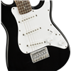 Squier Mini Stratocaster, Laurel Fingerboard, White Pickguard, Black - 0370121506