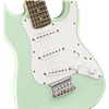Squier Fsr Mini Stratocaster, Laurel Fingerboard, White Pickguard, Surf Green - 0370121557