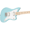 Squier Mini Jazzmaster Hh, Maple Fingerboard, White Pickguard, Daphne Blue - 0370125504