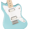Squier Mini Jazzmaster Hh, Maple Fingerboard, White Pickguard, Daphne Blue - 0370125504