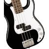Squier Mini Precision Bass, Laurel Fingerboard, White Pickguard, Black - 0370127506