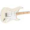 Squier Affinity Series Stratocaster, Maple Fingerboard, White Pickguard, Olympic White - 0378002505