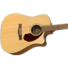 Fender Cd-140sce Dreadnought, Walnut Fingerboard, Natural W/case - 0970213321