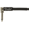Fender Professional Series Instrument Cable, Straight-angle, 10, Black - 0990820025