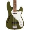 Squier Paranormal Precision Bass Thinline Sj, Laurel Fingerboard, Parchment Pickguard, Olive - 0377110576