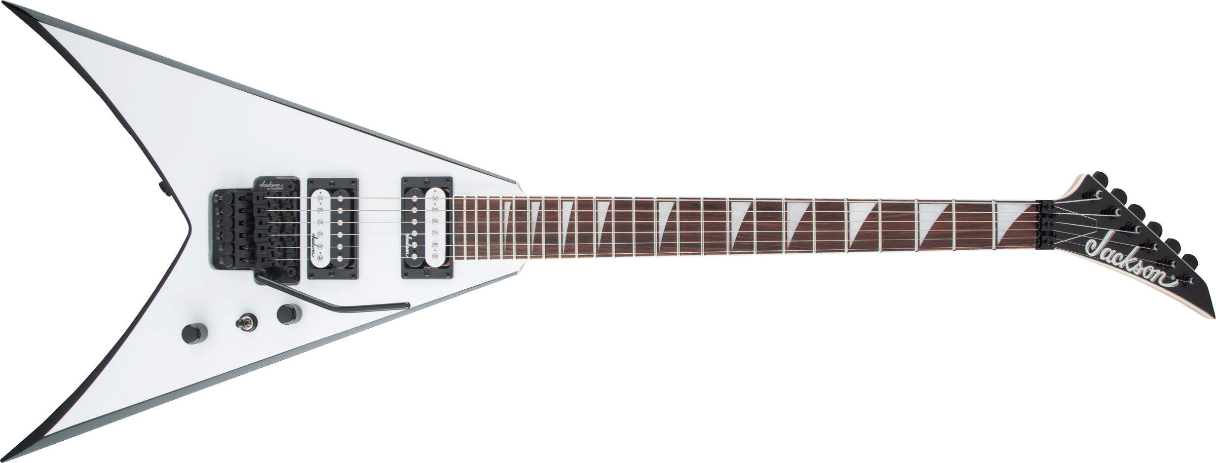 JACKSON JS Series King V JS32, Amaranth Fingerboard, White with Black Bevels - 2910224577