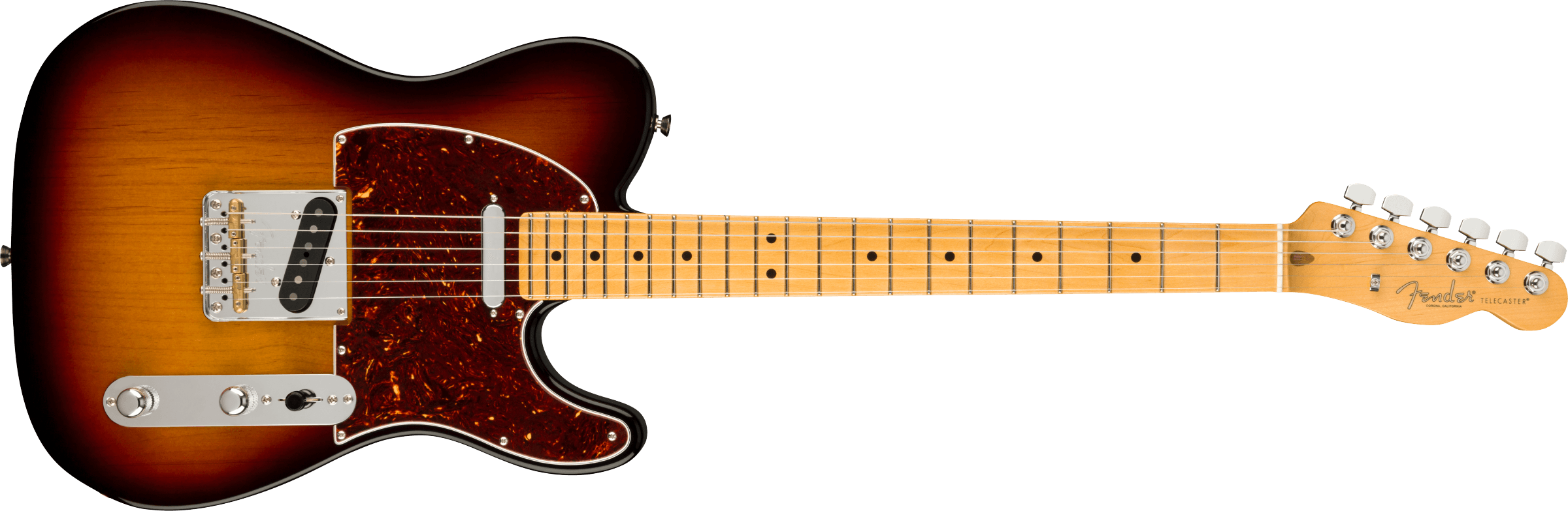 FENDER American Professional II Telecaster, Maple Fingerboard, 3-Color Sunburst - 0113942700