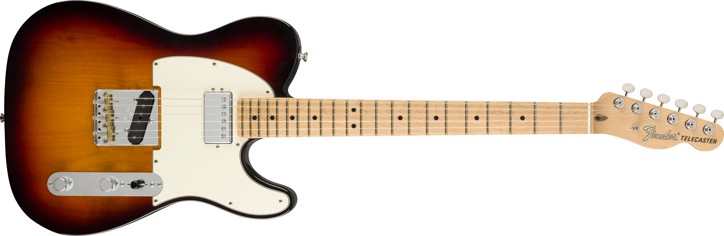 FENDER American Performer Telecaster with Humbucking, Maple Fingerboard, 3-Color Sunburst - 0115122300