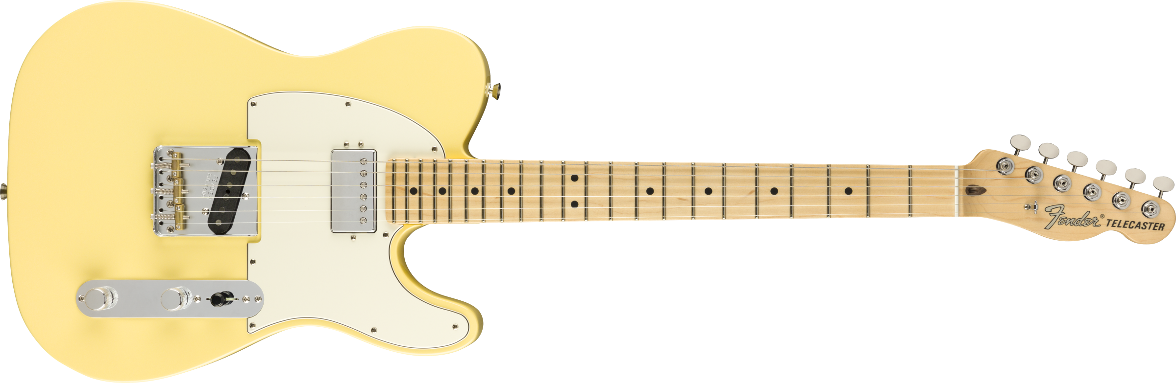 FENDER American Performer Telecaster with Humbucking, Maple Fingerboard, Vintage White - 0115122341