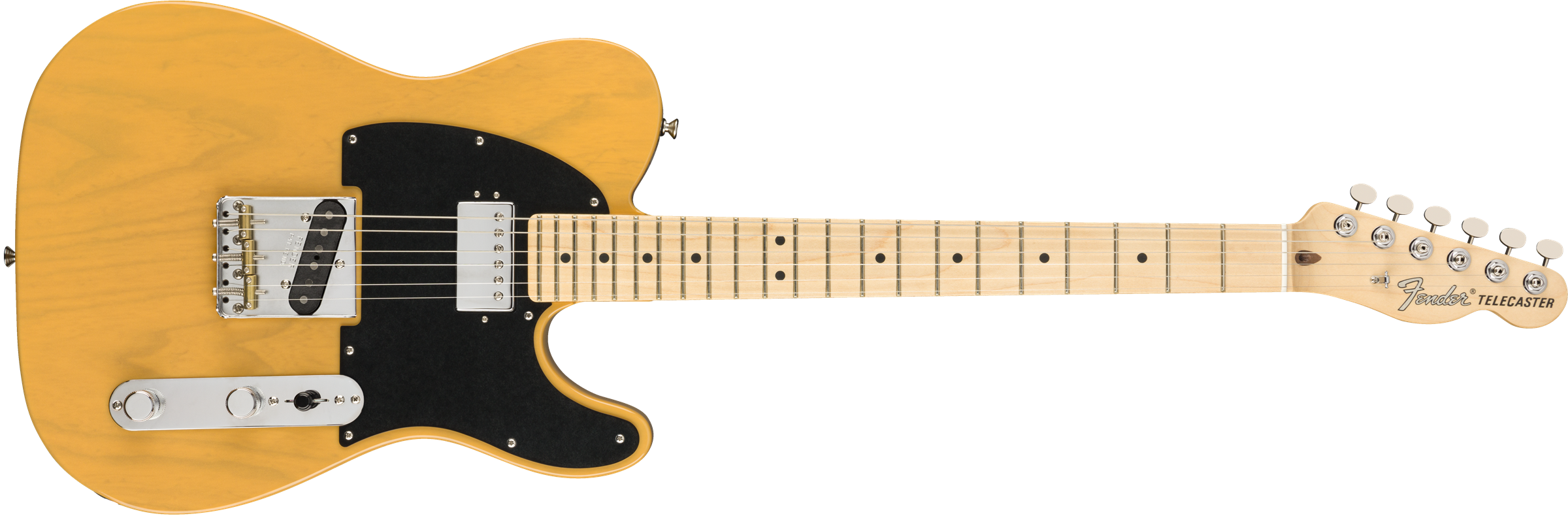 FENDER Limited Edition American Performer Telecaster Hum, Maple Fingerboard, Butterscotch Blonde - 0115132350