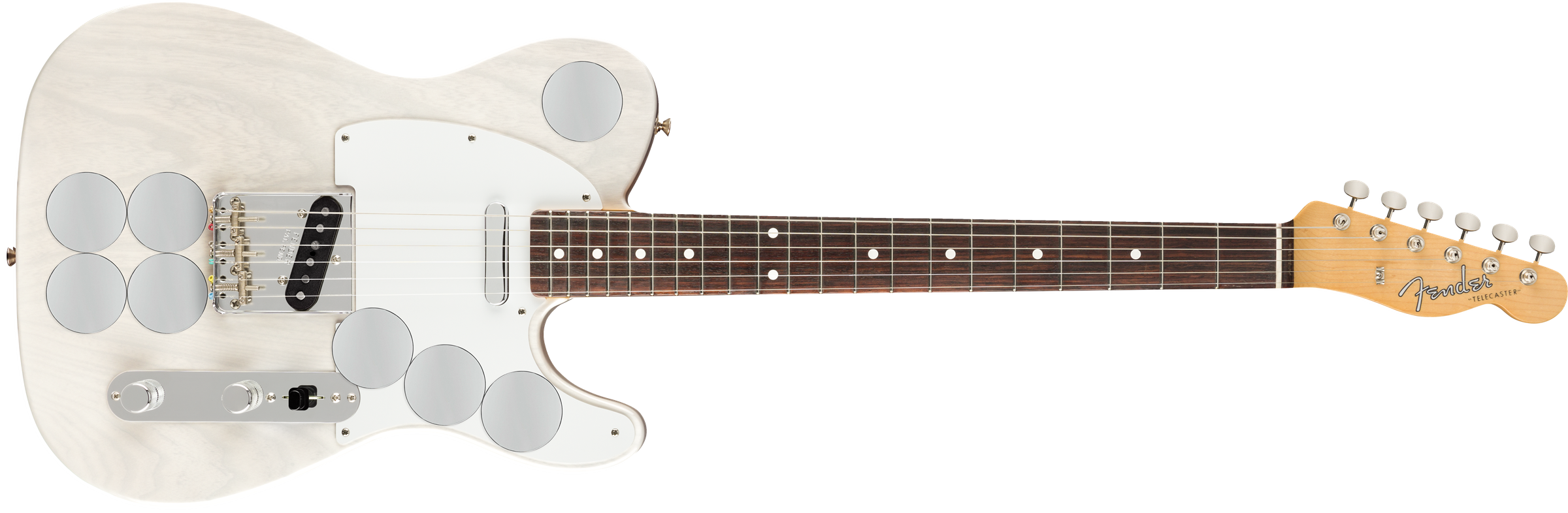 FENDER Jimmy Page Mirror Telecaster, Rosewood Fingerboard, White Blonde - 0119210801