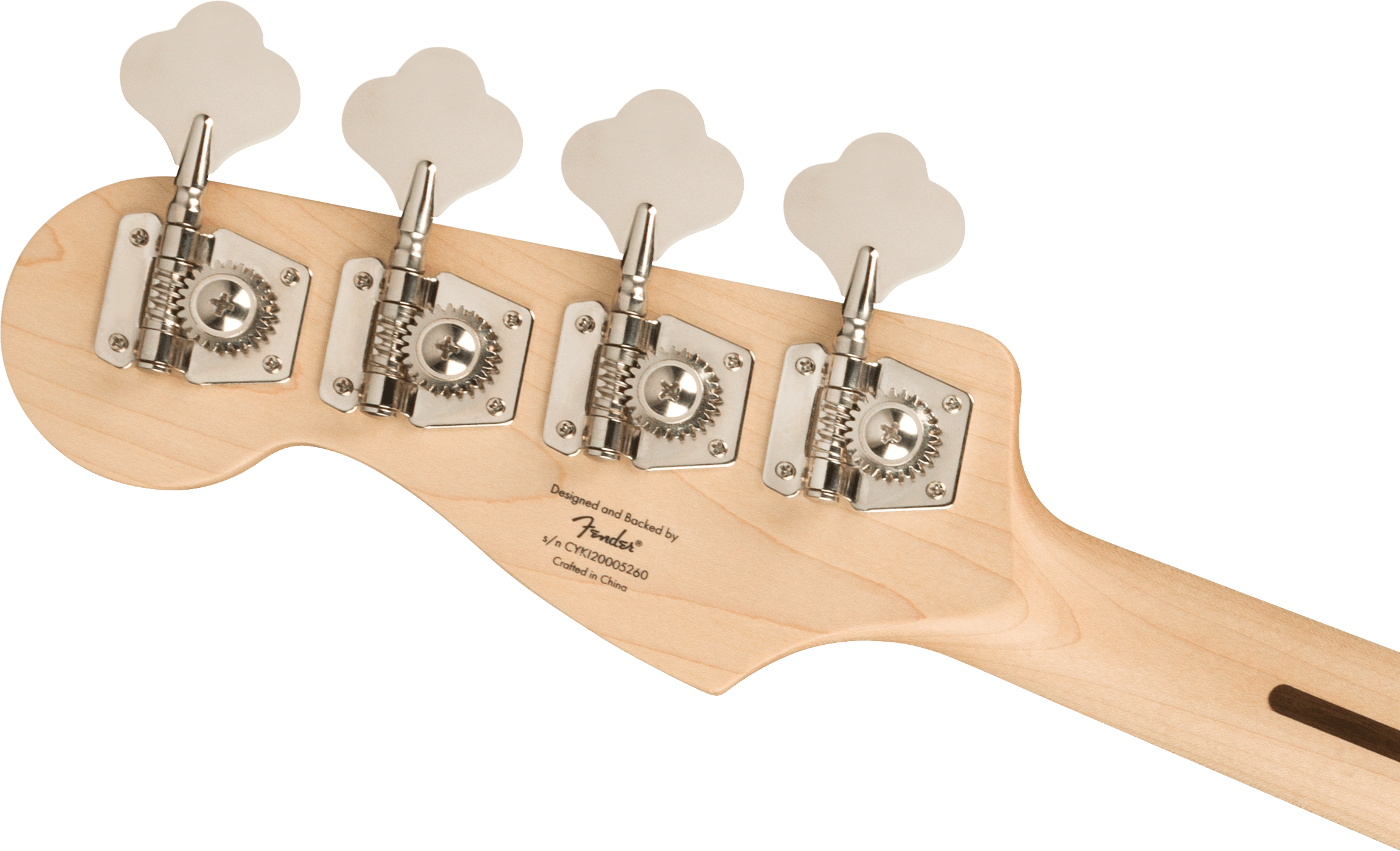 Squier Affinity Series Jaguar Bass H, Maple Fingerboard, White