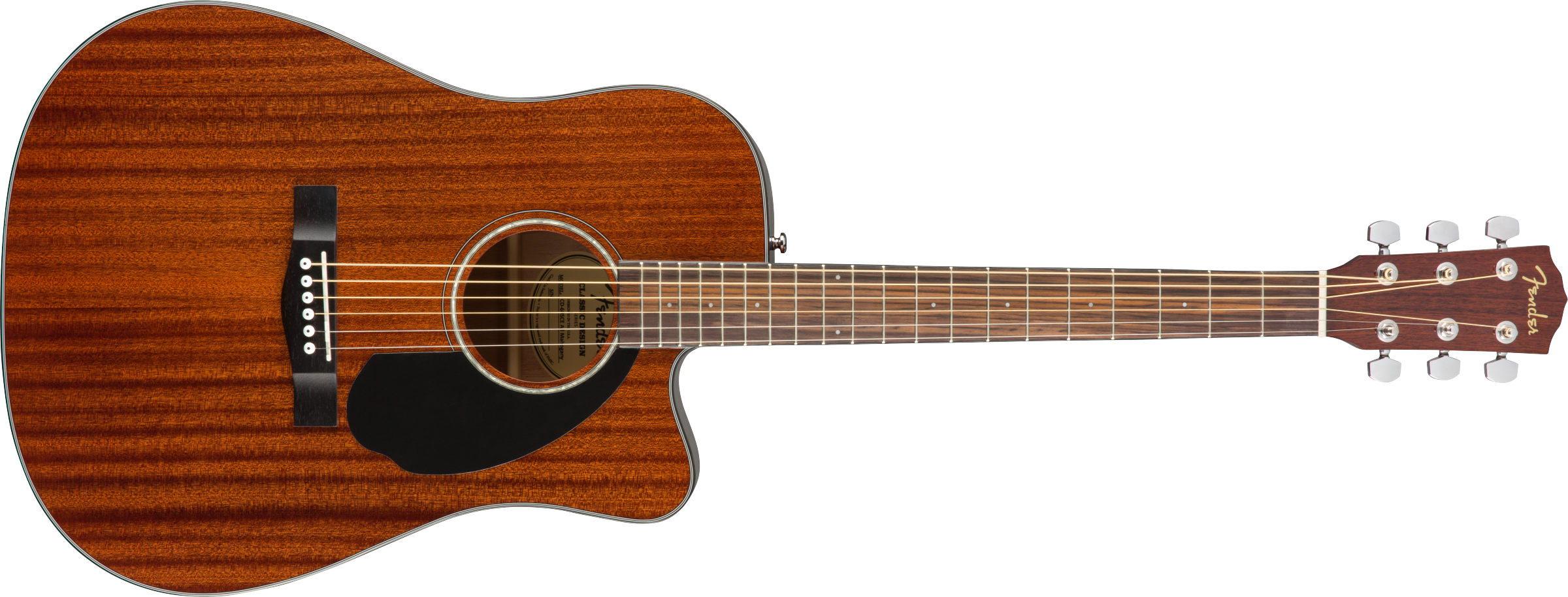 FENDER CD-60SCE Dreadnought, Walnut Fingerboard, All-Mahogany - 0970113022