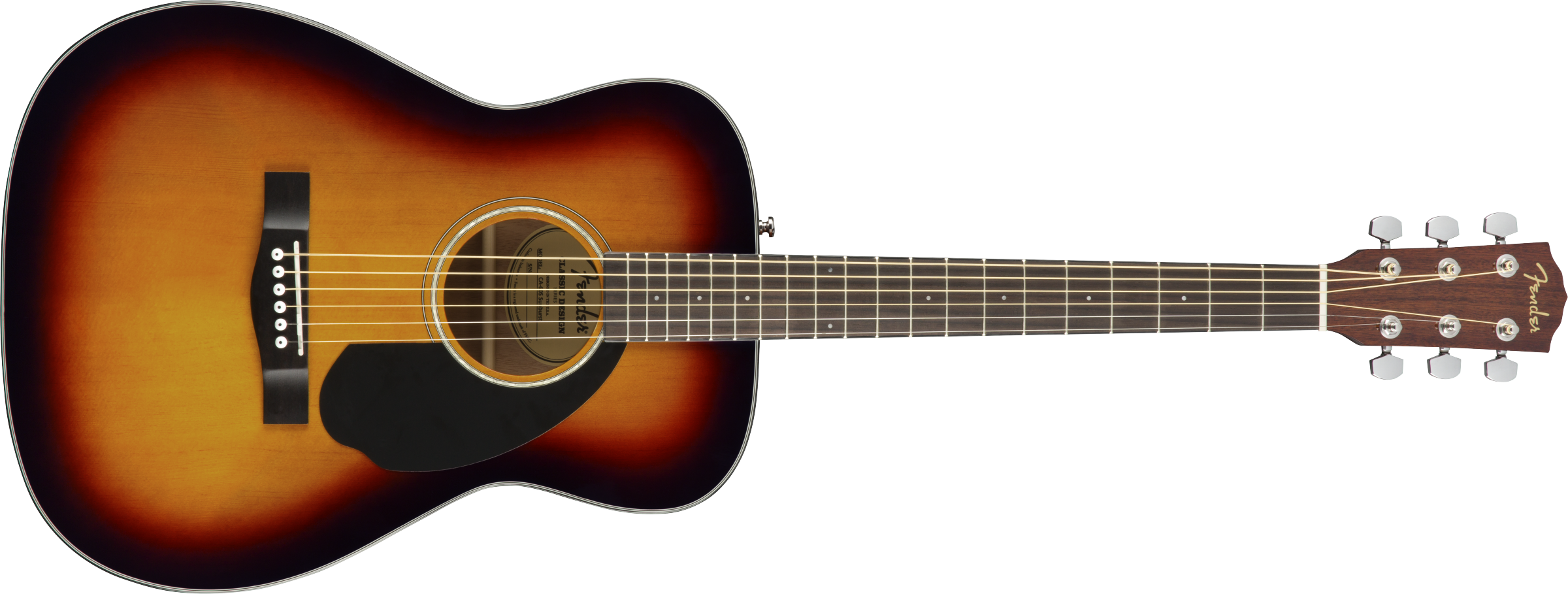 FENDER CC-60S Concert, Walnut Fingerboard, 3-Color Sunburst - 0970150032