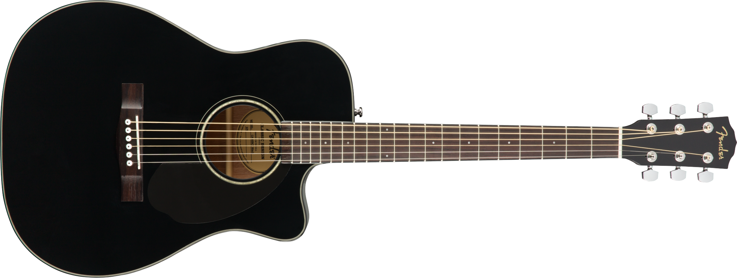 FENDER CC-60SCE Concert, Walnut Fingerboard, Black - 0970153006