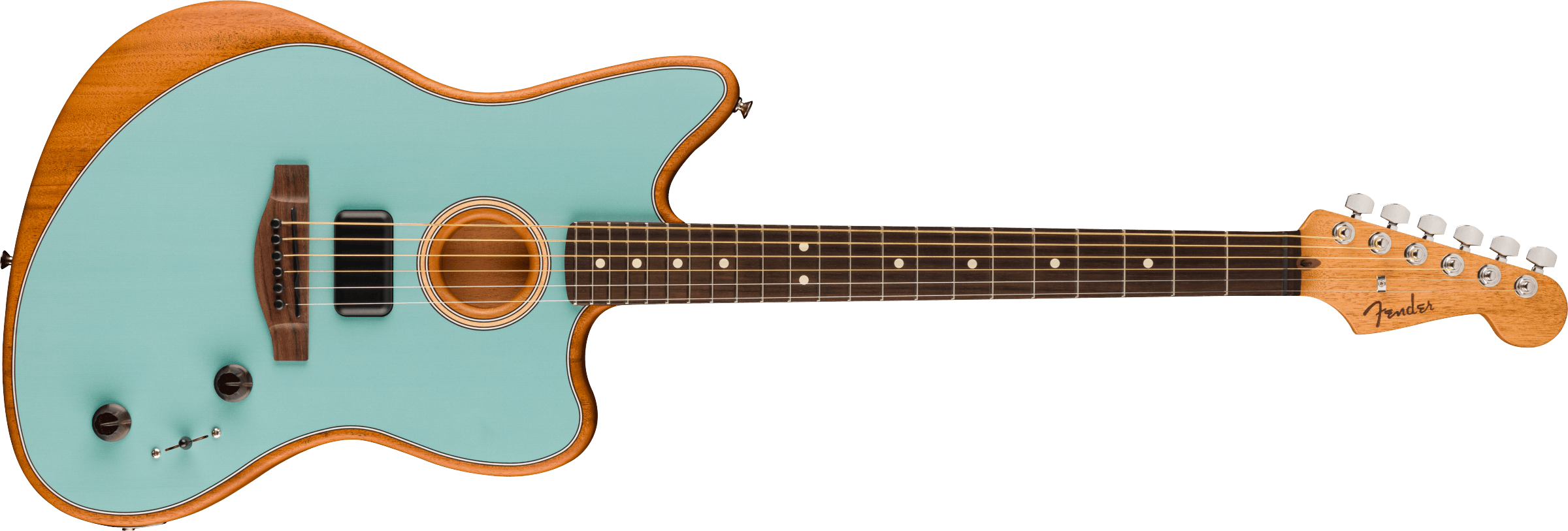 FENDER Acoustasonic Player Jazzmaster, Rosewood Fingerboard, Ice Blue - 0972233183