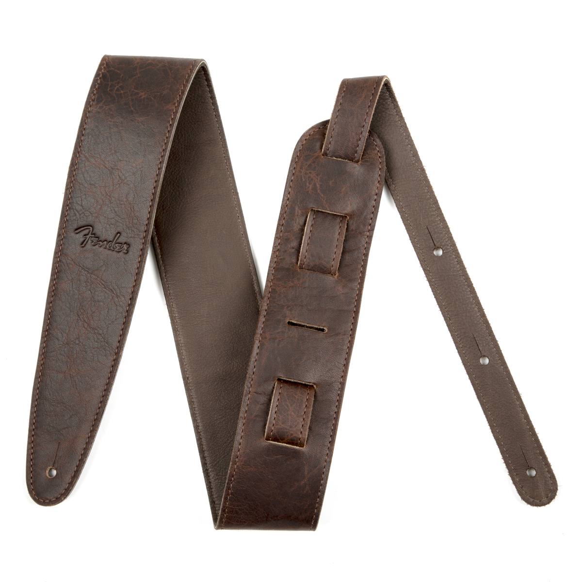FENDER Artisan Crafted Leather Strap, 2.5 Brown - 0990622050