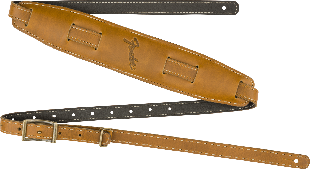 FENDER Mustang Saddle Strap, Long, Butterscotch, 2.25 - 0990689150