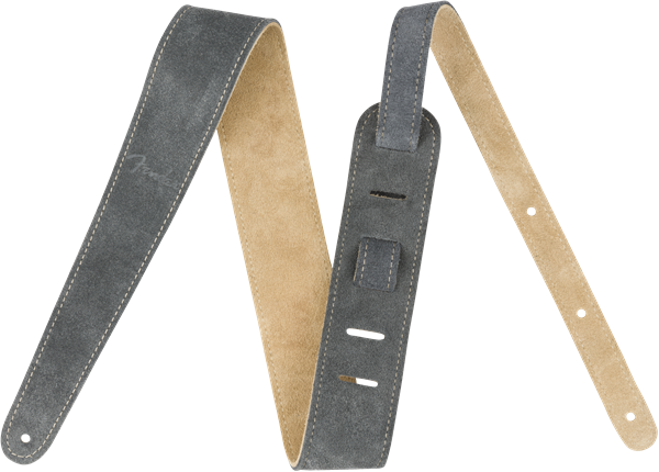 FENDER Reversible Suede Strap, Gray/Tan, 2 - 0990691024