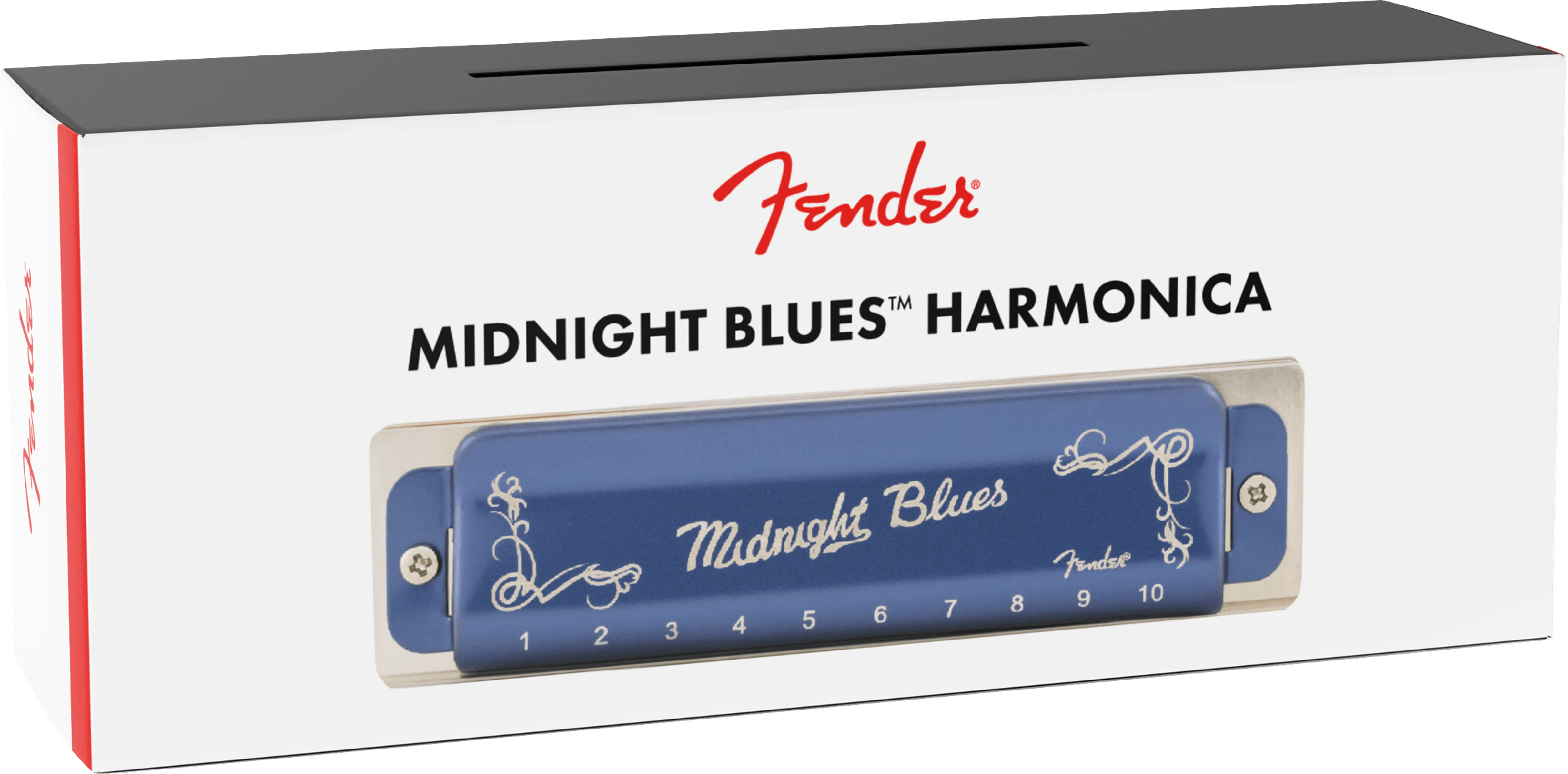 Fender Midnight Blues Harmonica, Key Of D 0990702104 EAN 885978707812 Strumenti A Fiato